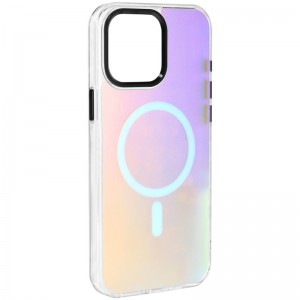 Чохол TPU Lunar Glow (MagFit) для Apple iPhone 13 Pro Max (6.7") Titanium Black