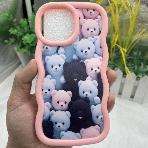 Чохол TPU Cloudy Pictures для Apple iPhone 13 / 14 (6.1") Bears