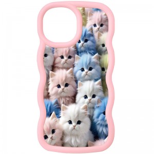 Чохол TPU Cloudy Pictures для Apple iPhone 14 Pro Max (6.7") Kittens