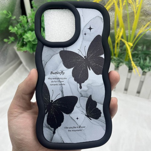 Чохол TPU Cloudy Pictures для Apple iPhone 15 Pro (6.1") Butterflies