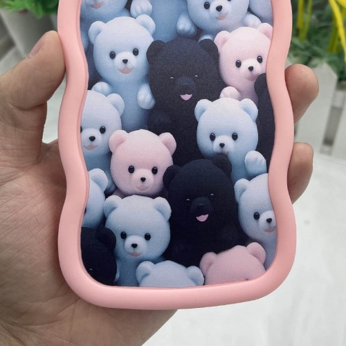 Чохол TPU Cloudy Pictures для Apple iPhone 16e (6.1") Bears