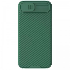 Карбонова накладка Nillkin CamShield Pro для Apple iPhone 16e (6.1") Deep Green