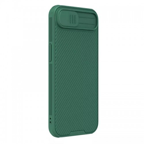 Карбонова накладка Nillkin CamShield Pro для Apple iPhone 16e (6.1") Deep Green