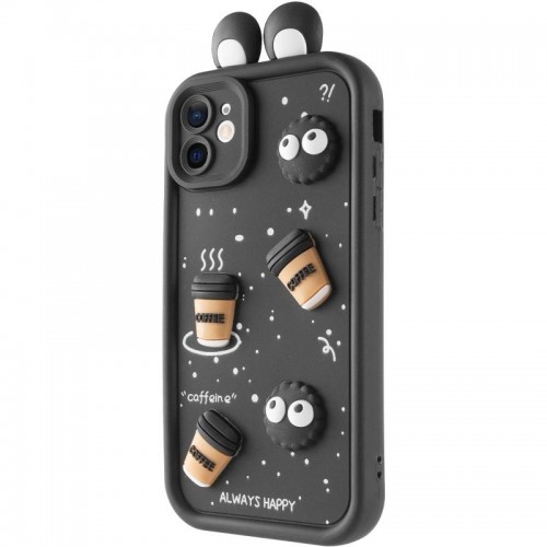 Чохол TPU Toys Case with Ears для Apple iPhone 12 (6.1") Black