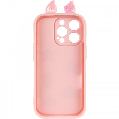 Чохол TPU Toys Case with Ears для Apple iPhone 12 Pro Max (6.7") Light Pink