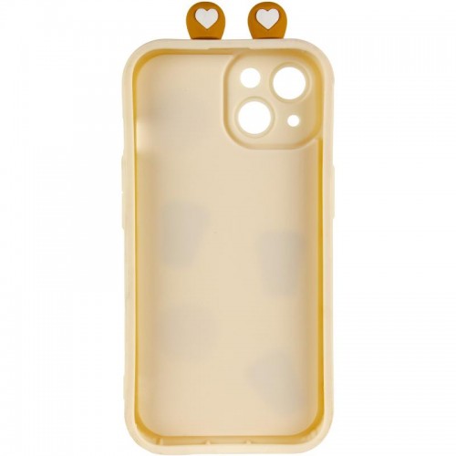 Чехол TPU Toys Case with Ears для Apple iPhone 14 (6.1") Песочный