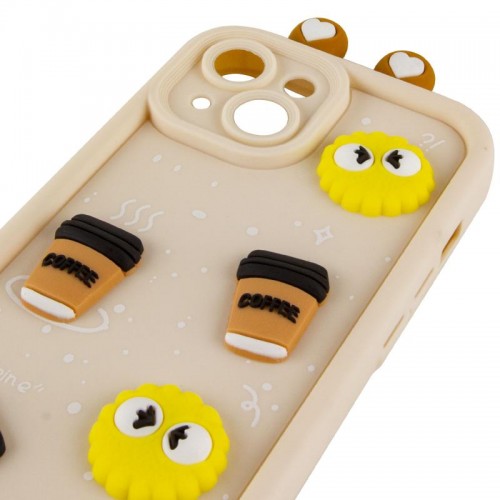 Чохол TPU Toys Case with Ears для Apple iPhone 15 (6.1") Sand