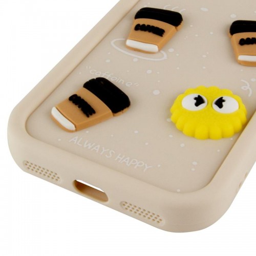 Чохол TPU Toys Case with Ears для Apple iPhone 16 (6.1") Sand