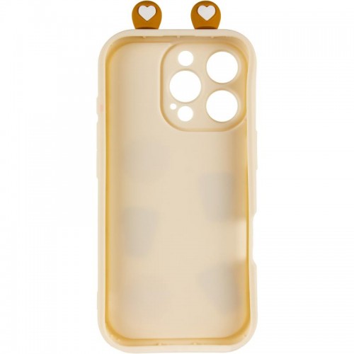 Чохол TPU Toys Case with Ears для Apple iPhone 16 Pro (6.3") Sand