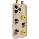 Чехол TPU Toys Case with Ears для Apple iPhone 16 Pro Max (6,9") Песочный