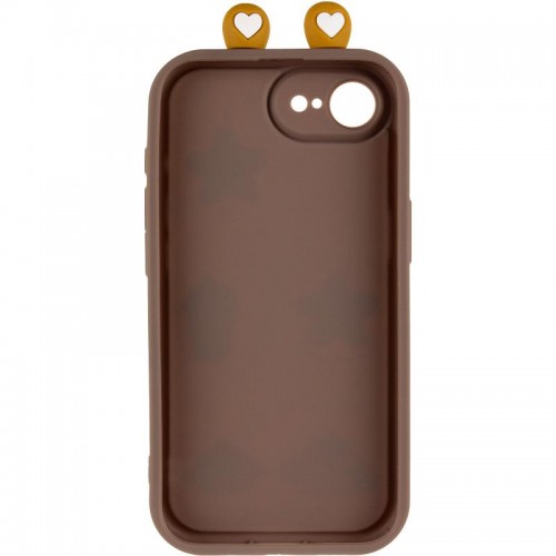 Чохол TPU Toys Case with Ears для Apple iPhone 16e (6.1") Brown