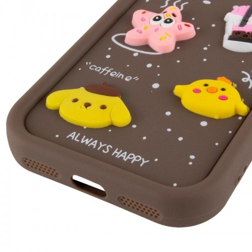 Чохол TPU Toys Case with Ears для Apple iPhone 16e (6.1") Brown