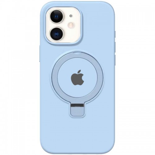 Чехол Silicone Case Full Protective with Ring для Apple iPhone 11 (6.1") Синий