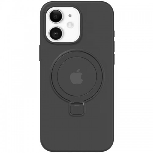 Чехол Silicone Case Full Protective with Ring для Apple iPhone 11 (6.1") Черный