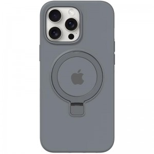 Чохол Silicone Case Full Protective with Ring для Apple iPhone 13 Pro Max (6.7") Grey