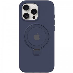 Чохол Silicone Case Full Protective with Ring для Apple iPhone 14 Pro (6.1") Dark Blue