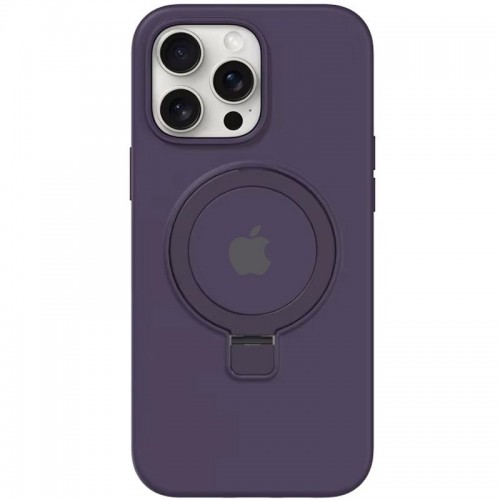 Чохол Silicone Case Full Protective with Ring для Apple iPhone 15 Pro Max (6.7") Purple