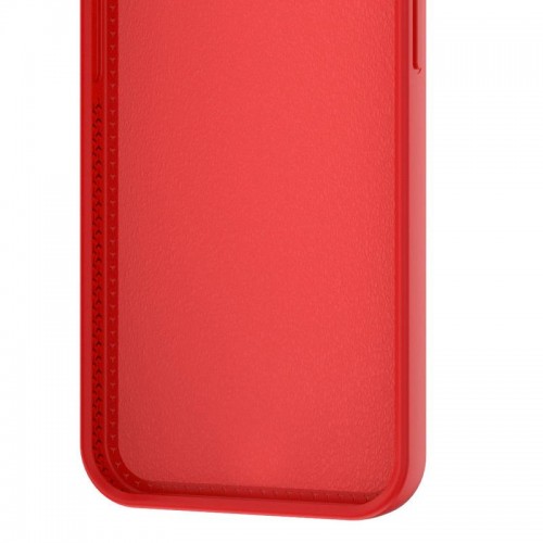 Чехол Silicone Case Full Protective with Ring для Apple iPhone 16 (6.1") Красный