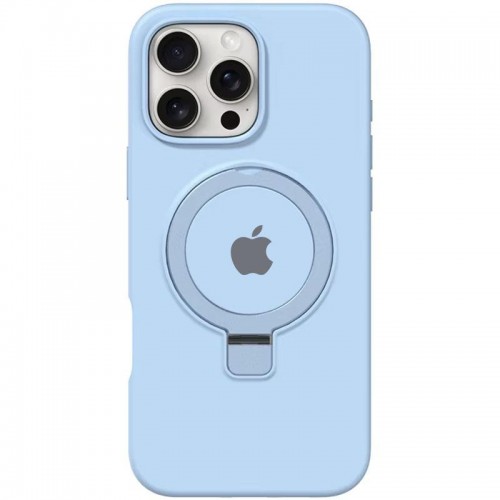 Чохол Silicone Case Full Protective with Ring для Apple iPhone 16 Pro (6.3") Blue