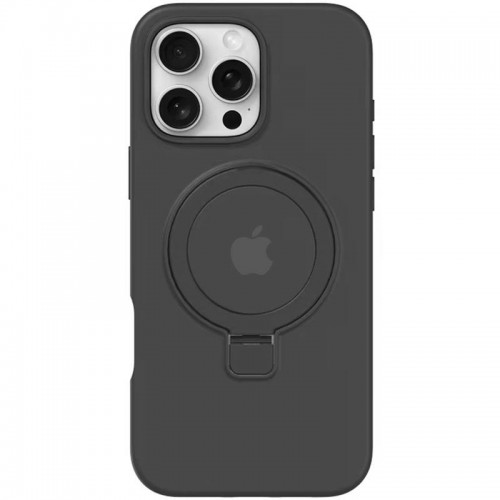 Чохол Silicone Case Full Protective with Ring для Apple iPhone 16e (6.1") Black