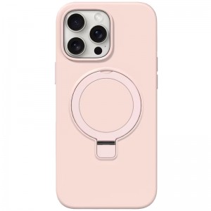 Чохол Silicone Case Full Protective NO LOGO with Ring для Apple iPhone 13 Pro Max (6.7") Pink