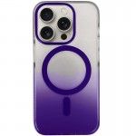 Чехол TPU+PC Phantom с MagSafe для Apple iPhone 13 Pro Max (6,7") фиолетовый