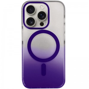 Чехол TPU+PC Phantom с MagSafe для Apple iPhone 13 Pro Max (6,7") фиолетовый