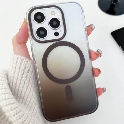 Чехол TPU+PC Phantom с MagSafe для Apple iPhone 14 Pro (6.1") серый