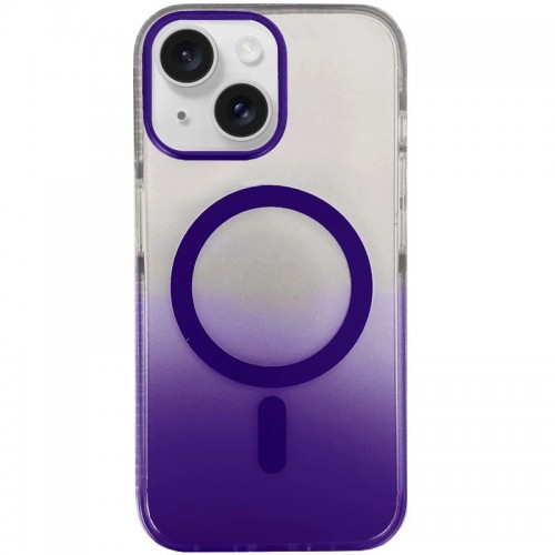 Чехол TPU+PC Phantom с MagSafe для Apple iPhone 15 (6.1") Purple
