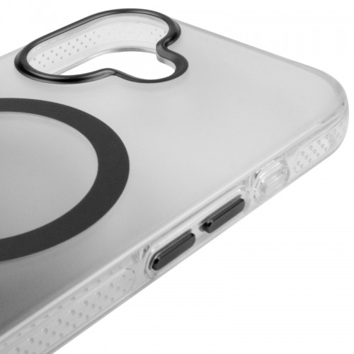 Чехол TPU+PC Phantom с MagSafe для Apple iPhone 16 (6.1") Черный