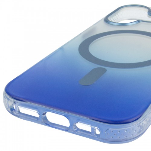 Чехол TPU+PC Phantom с MagSafe для Apple iPhone 16 (6.1") Синий