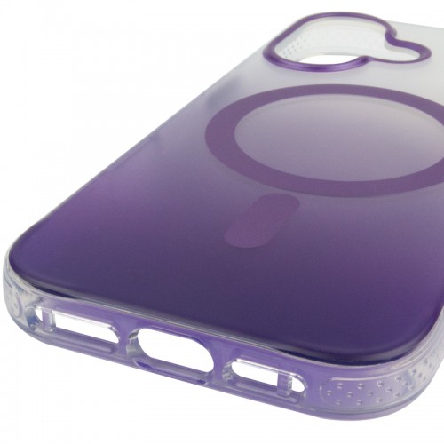 Чехол TPU+PC Phantom с MagSafe для Apple iPhone 16 (6.1") фиолетовый