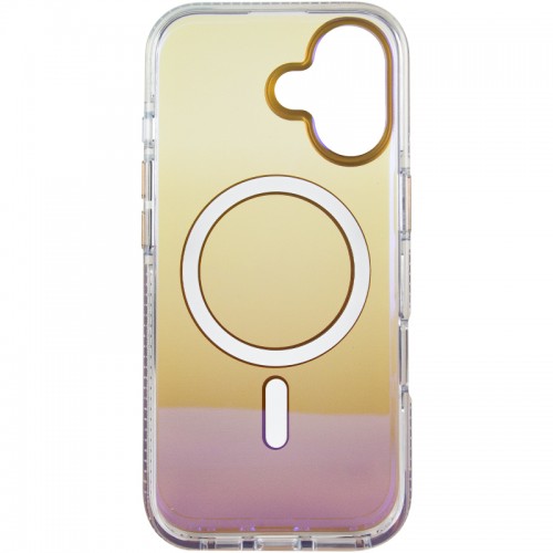 Чехол TPU+PC Phantom с MagSafe для Apple iPhone 16 (6.1") Золотой