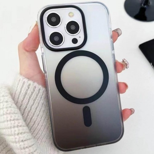 Чехол TPU+PC Phantom с MagSafe для Apple iPhone 16 Pro (6.3") Чёрный