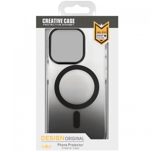 Чехол TPU+PC Phantom с MagSafe для Apple iPhone 16 Pro (6.3") Чёрный