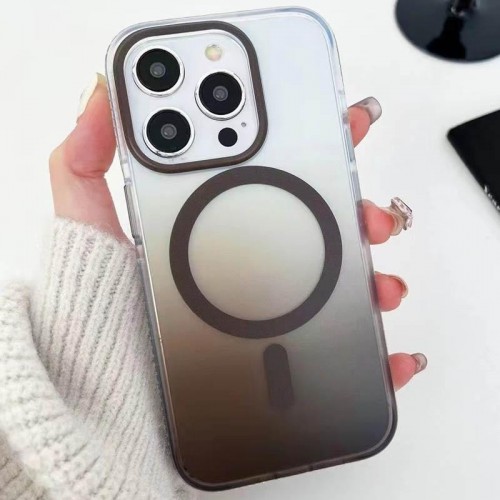 Чехол TPU+PC Phantom с MagSafe для Apple iPhone 16 Pro Max (6,9") Серый