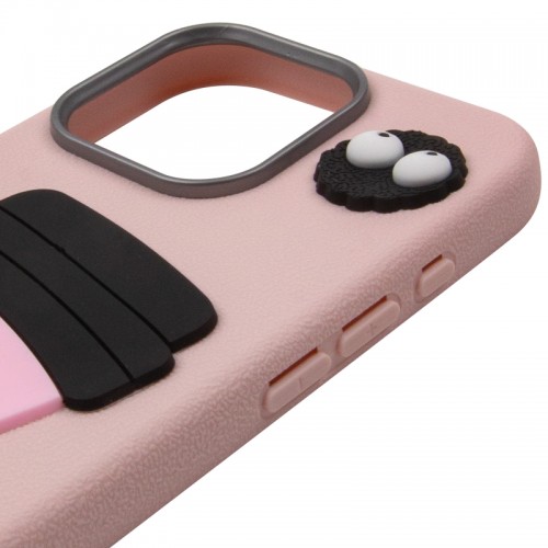 Чохол TPU Leather Toys для Apple iPhone 12 Pro / 12 (6.1") Coffee / Pink