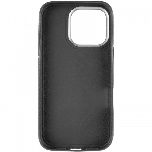 Чехол TPU Leather Toys для Apple iPhone 15 (6.1") Кофейный / Чёрный
