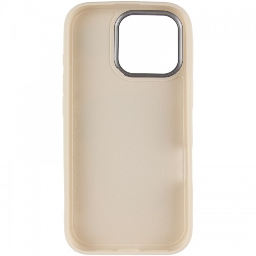 Чехол TPU Leather Toys для Apple iPhone 15 (6.1") Кофейный / Песочный