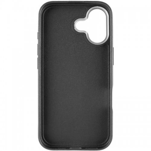 Чехол TPU Leather Toys для Apple iPhone 16 (6.1") Кофейный / Чёрный