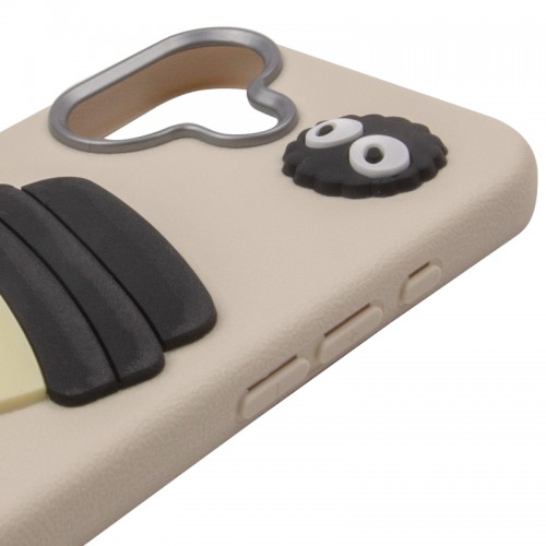 Чехол TPU Leather Toys для Apple iPhone 16 (6.1") Кофе / Песочный