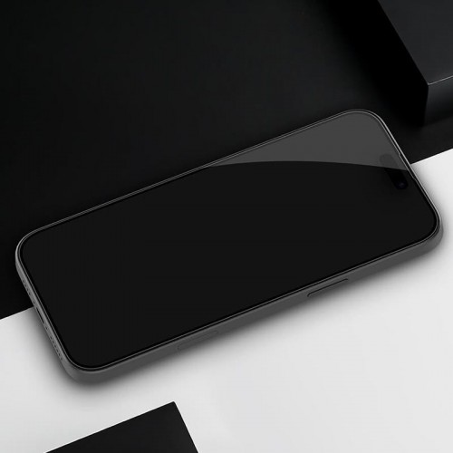 Захисне скло Nillkin (CP+ max 3D) (full glue) для Apple iPhone 16 Pro (6.3") Чорний