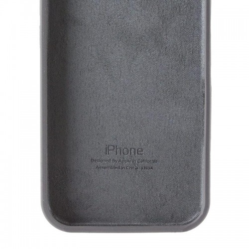 Чехол Silicone Case Full Camera Protective (AA) для Apple iPhone 16e (6.1") Серый / Dark Gray