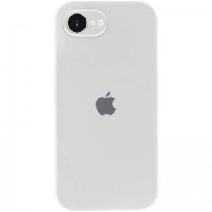 Чехол Silicone Case Full Camera Protective (AA) для Apple iPhone 16e (6.1") Белый / White