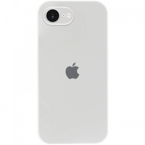 Чехол Silicone Case Full Camera Protective (AA) для Apple iPhone 16e (6.1") Белый / White