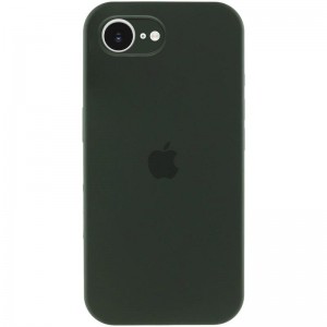 Чохол Silicone Case Full Camera Protective (AA) для Apple iPhone 16e (6.1") Зелений / Cyprus Green