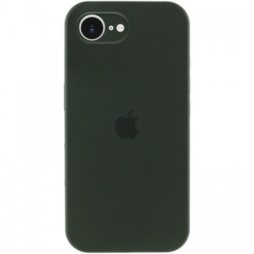 Чохол Silicone Case Full Camera Protective (AA) для Apple iPhone 16e (6.1") Зелений / Cyprus Green