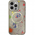 Чехол TPU+PC Flush with MagSafe для Apple iPhone 16 Pro (6.3") титаново-серый