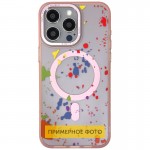 Чехол TPU+PC Flush с MagSafe для Apple iPhone 16e (6.1") Нежно-розовый
