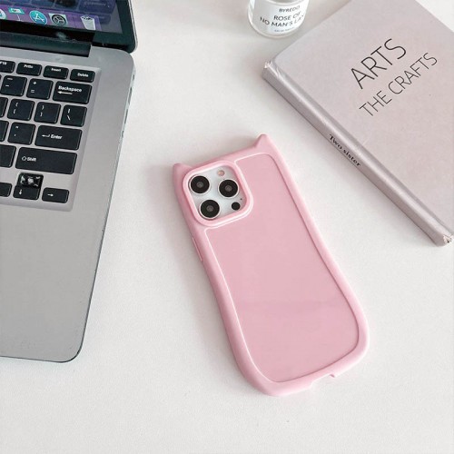 Чехол TPU GETMAN Cat with straps для Apple iPhone 14 Pro (6.1") Розовый